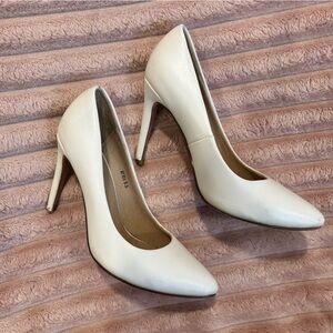 Elegant White Stiletto Heels